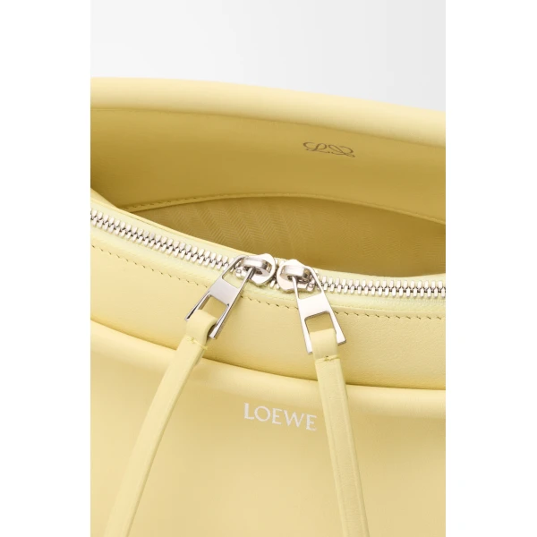 Loewe Small Whisker bag in glazed calfskin, Vanilla | Shoulder & Crossbody Bags | Luxury Shoes 