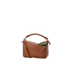Loewe Small layered Puzzle bag in classic calfskin, Multicolor Squirrel | Shoulder & Crossbody Bags | Luxury Shoes 