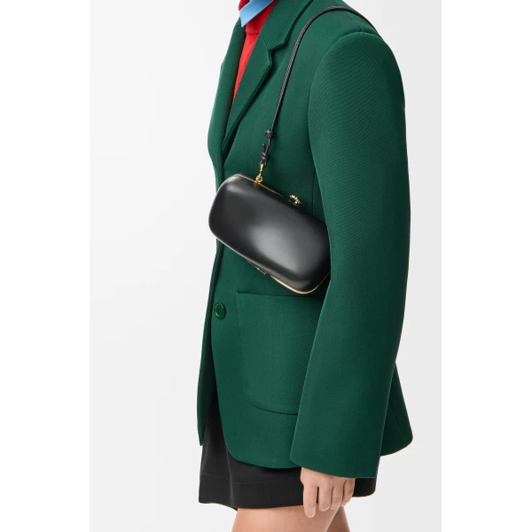 Loewe Twisted Minaudiere in nappa lambskin, Black | Mini Bags | Luxury Shoes 
