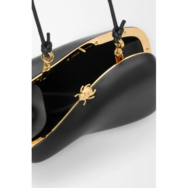 Loewe Twisted Minaudiere in nappa lambskin, Black | Mini Bags | Luxury Shoes 