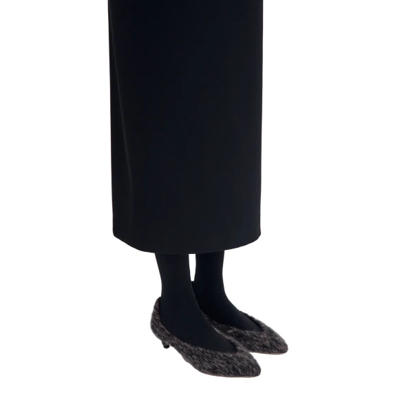 Almond pumps in brown loom - Image 4
