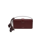 Magda Butrym Apolonia bag in burgundy leather with flower charm