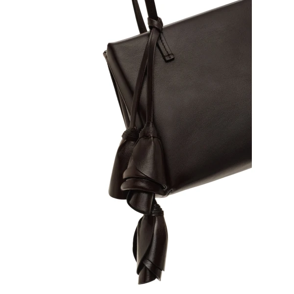 Barbara bag in dark brown leather - Image 3