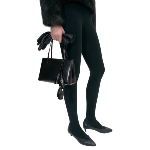 Barbara bag in dark brown leather - Image 5
