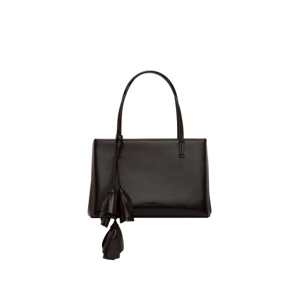 Barbara bag in dark brown leather