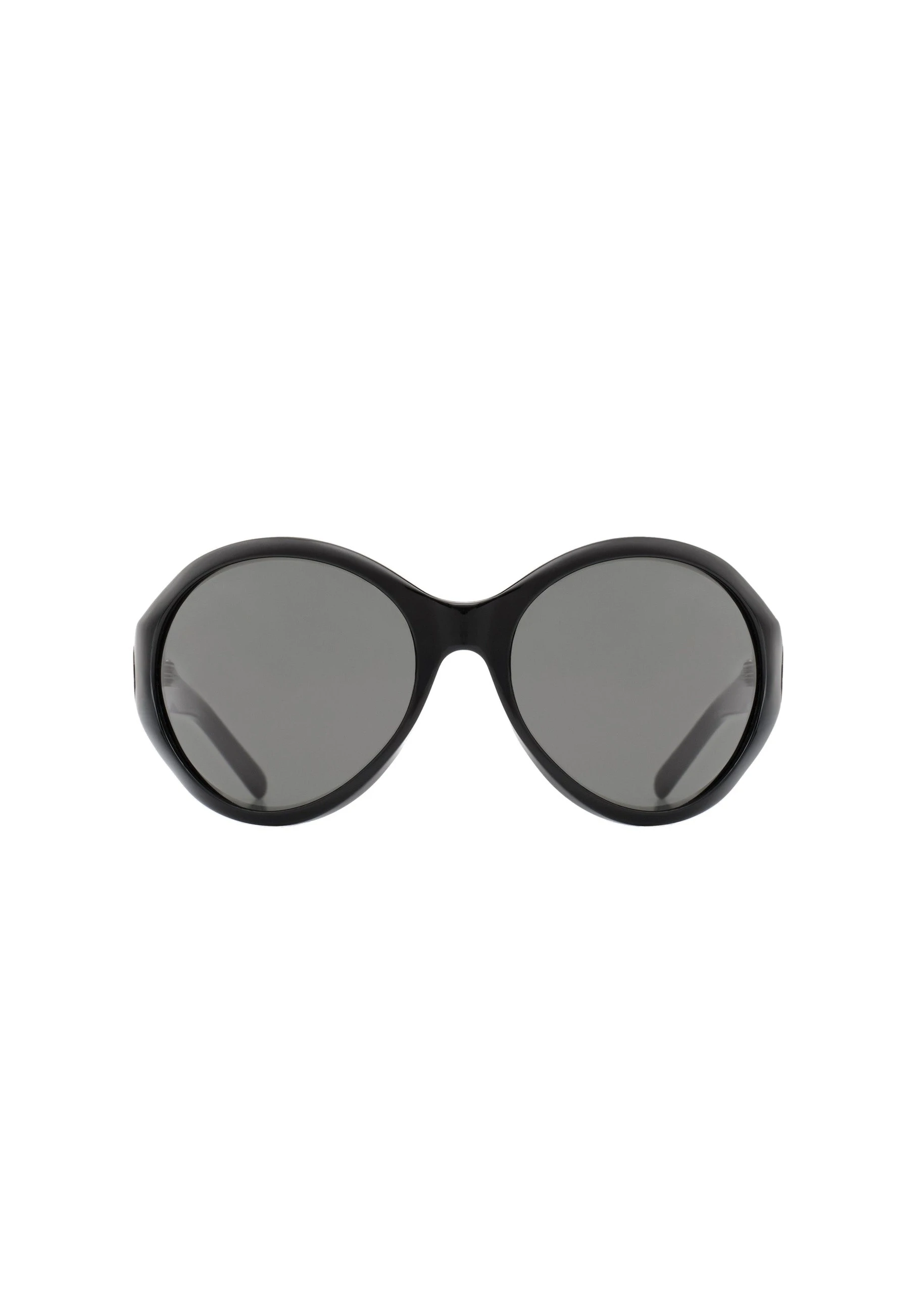 Magda Butrym Big round sunglasses in black | Luxury Shoes Magda Butrym Big round sunglasses in black