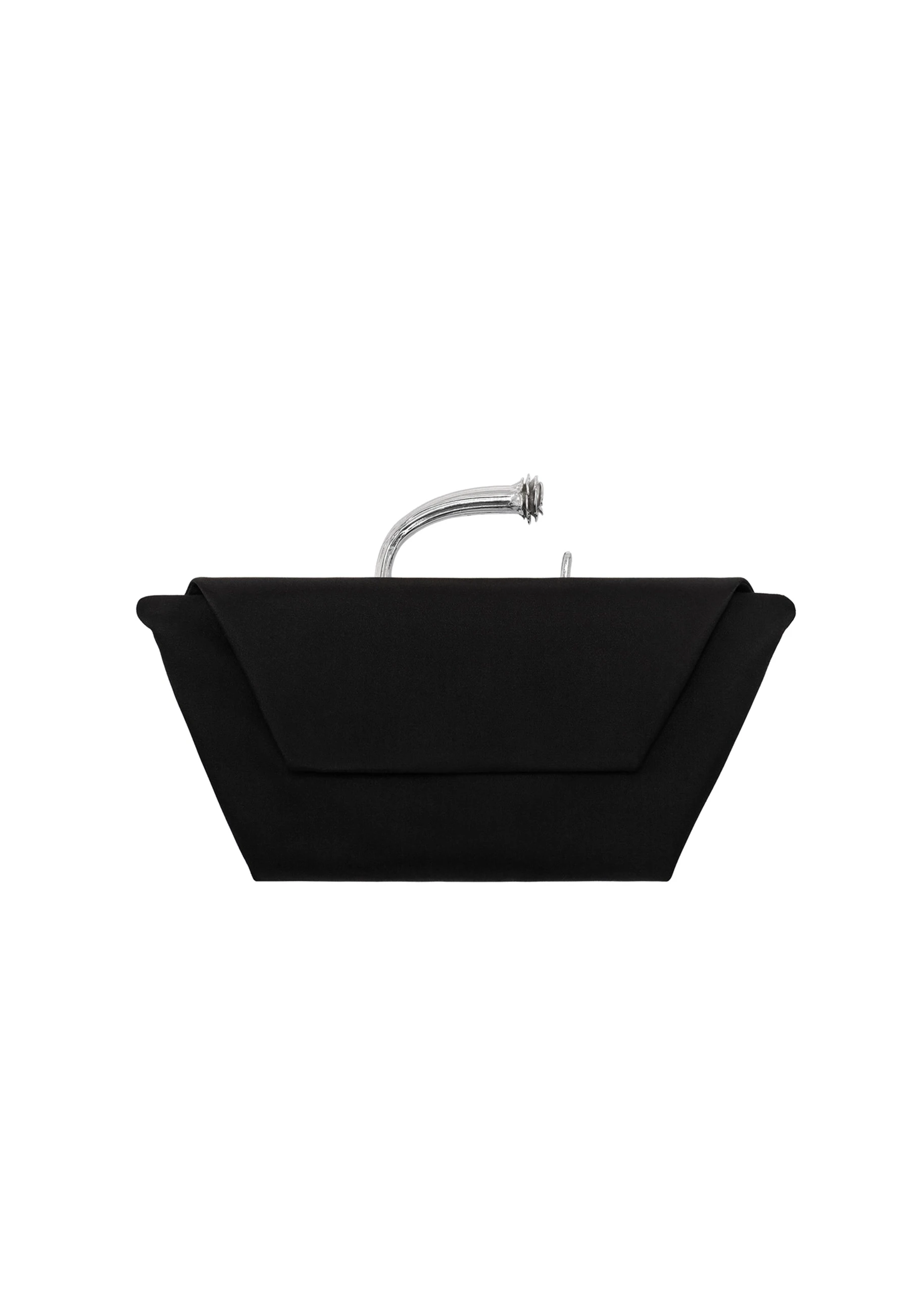 Magda Butrym Bracelet bag in black satin | Luxury Shoes Magda Butrym Bracelet bag in black satin