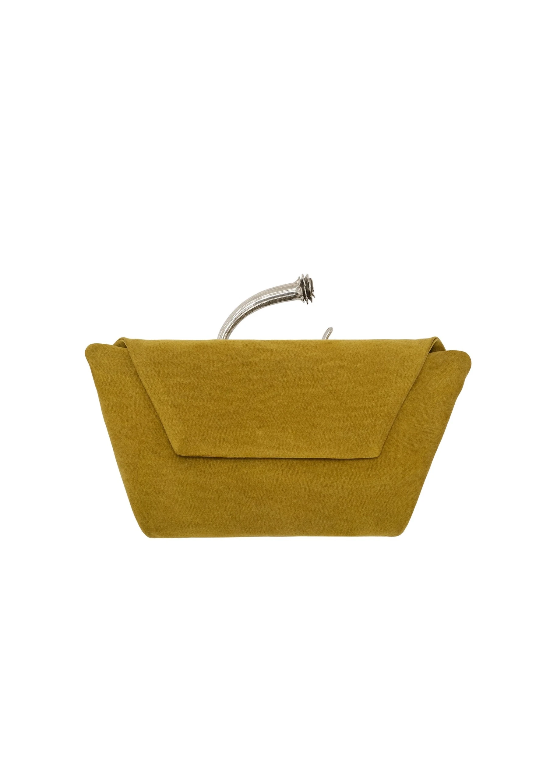 Magda Butrym Bracelet bag in green satin | Luxury Shoes Magda Butrym Bracelet bag in green satin