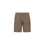 Magda Butrym Cashmere bermuda knit shorts in beige