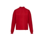 Magda Butrym Cotton long-sleeve top with half turtleneck in red