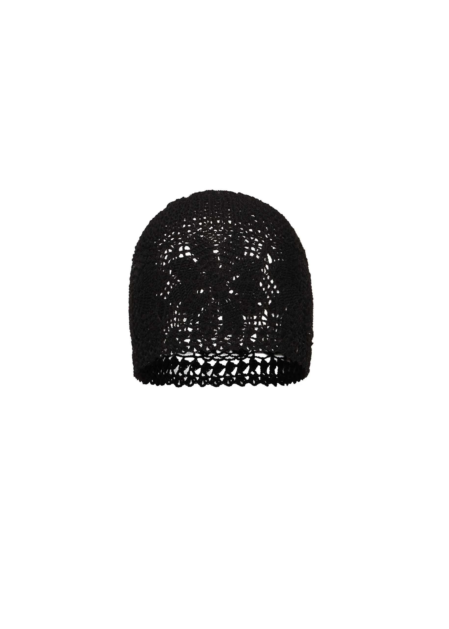 Magda Butrym Crochet beanie in black | Luxury Shoes Magda Butrym Crochet beanie in black
