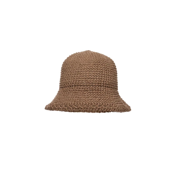 Magda Butrym Crochet bucket hat in brown