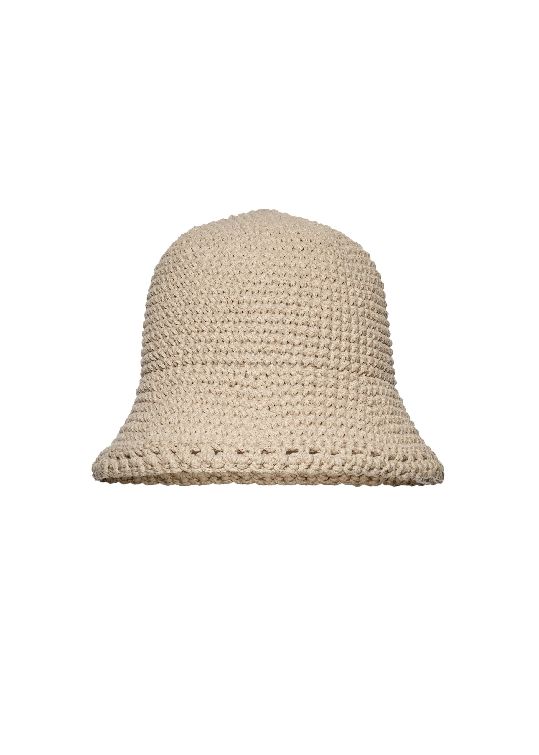 Magda Butrym Crochet bucket hat in light beige | Luxury Shoes Magda Butrym Crochet bucket hat in light beige