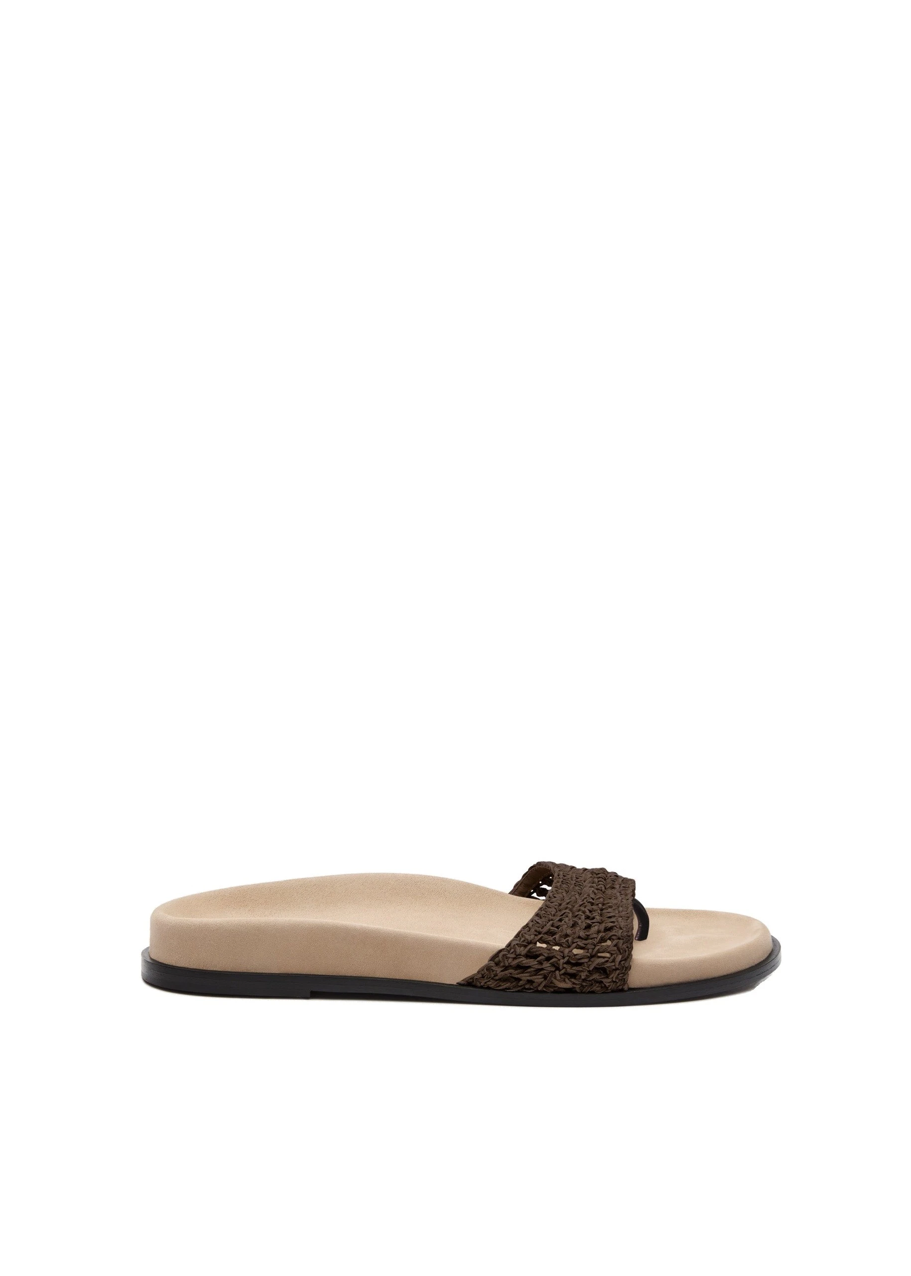 Magda Butrym Crochet strap sandals in brown | Luxury Shoes Magda Butrym Crochet strap sandals in brown