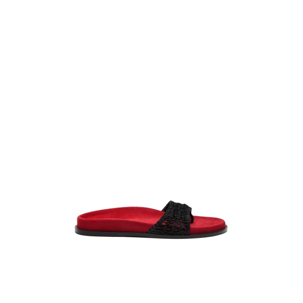 Magda Butrym Crochet strap sandals in red