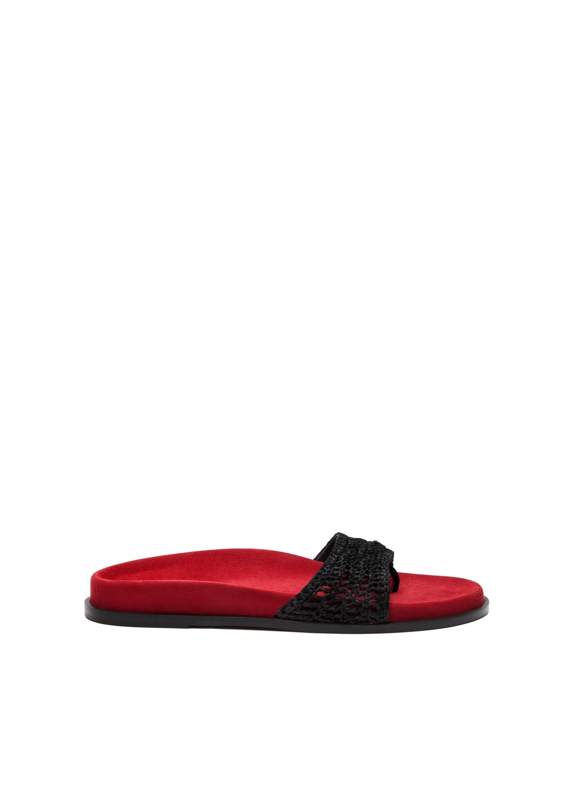 Magda Butrym Crochet strap sandals in red | Luxury Shoes Magda Butrym Crochet strap sandals in red