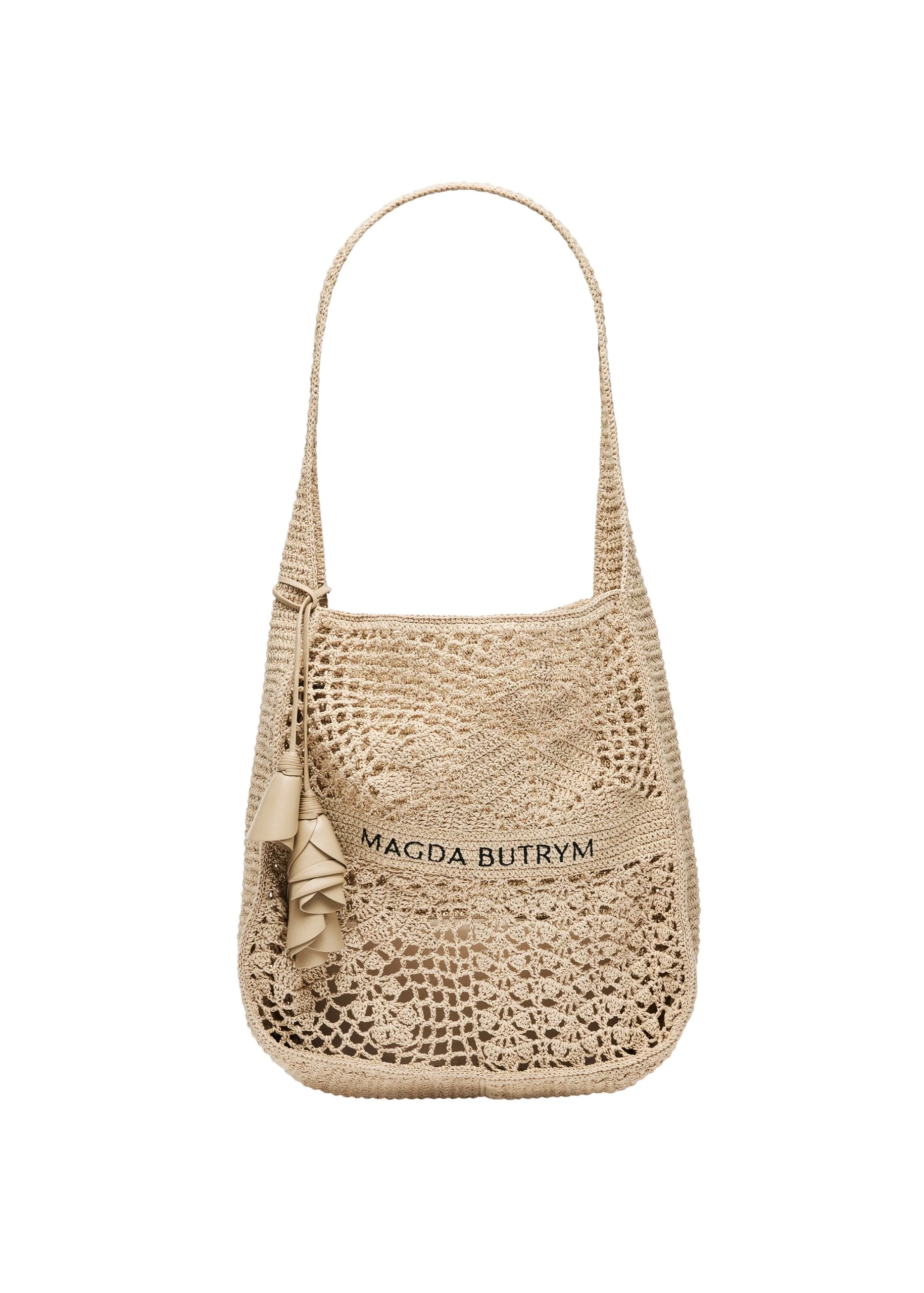 Magda Butrym Crochet tote bag in nude | Buy Designer Bags at Luxury Shoes Magda Butrym Crochet tote bag in nude