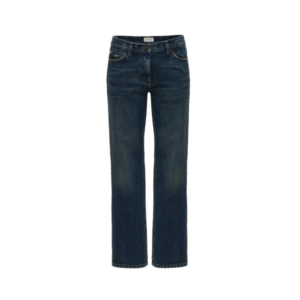 Magda Butrym Cropped straight-leg jeans in blue