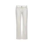 Magda Butrym Cropped straight-leg jeans in cream