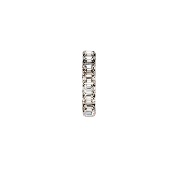 Crystal earcuffs in silver