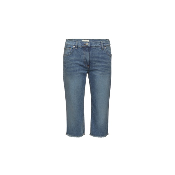 Magda Butrym Denim low-rise capri jeans in blue