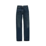 Magda Butrym Denim mid-waist straight-leg jeans in dark blue