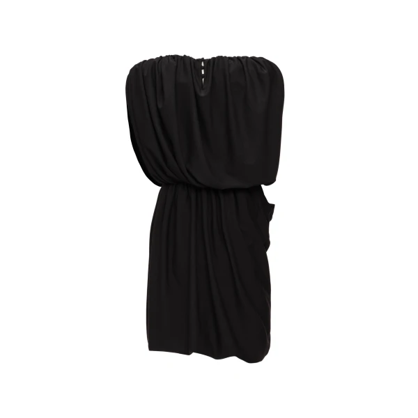 Magda Butrym Draped balloon midi dress in black