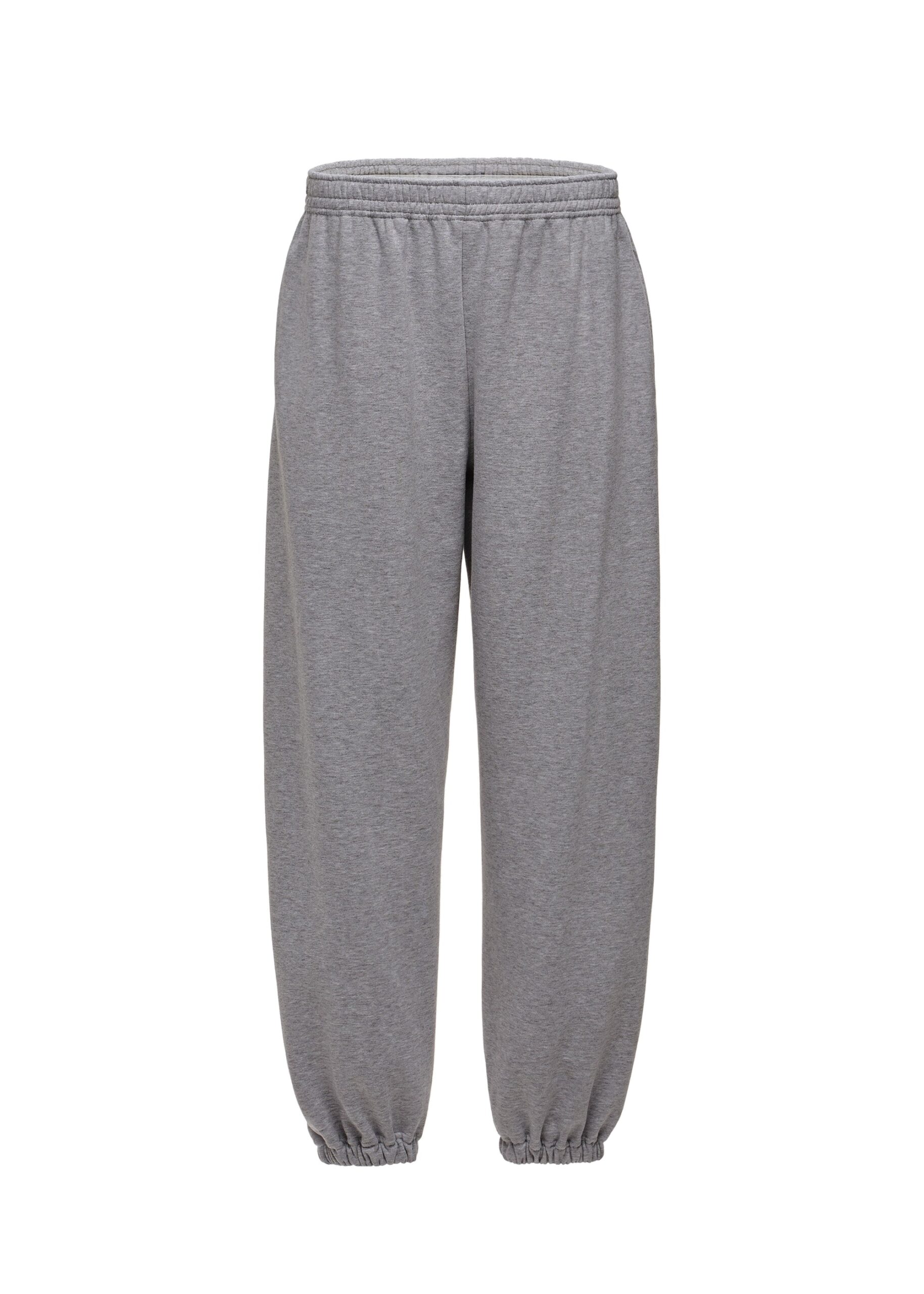 Magda Butrym Drawstring cotton sweatpants in grey | Pants at Luxury Shoes Magda Butrym Drawstring cotton sweatpants in grey