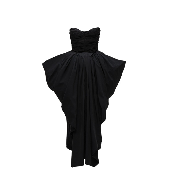 Magda Butrym Fan corset midi dress in black
