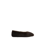 Magda Butrym Faux fur ballet flats in brown