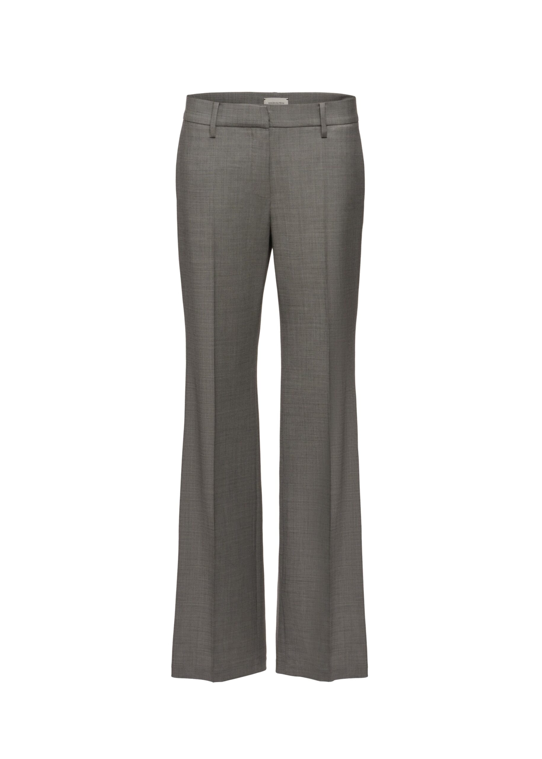 Magda Butrym Flared tailored trousers in grey | Pants at Luxury Shoes Magda Butrym Flared tailored trousers in grey
