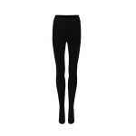 Magda Butrym Footed cotton leggings in black