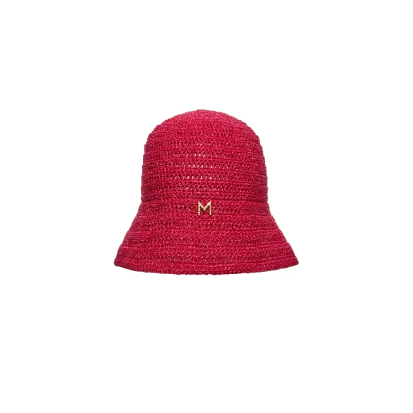 Handmade crochet bucket hat in fuchsia - Image 2