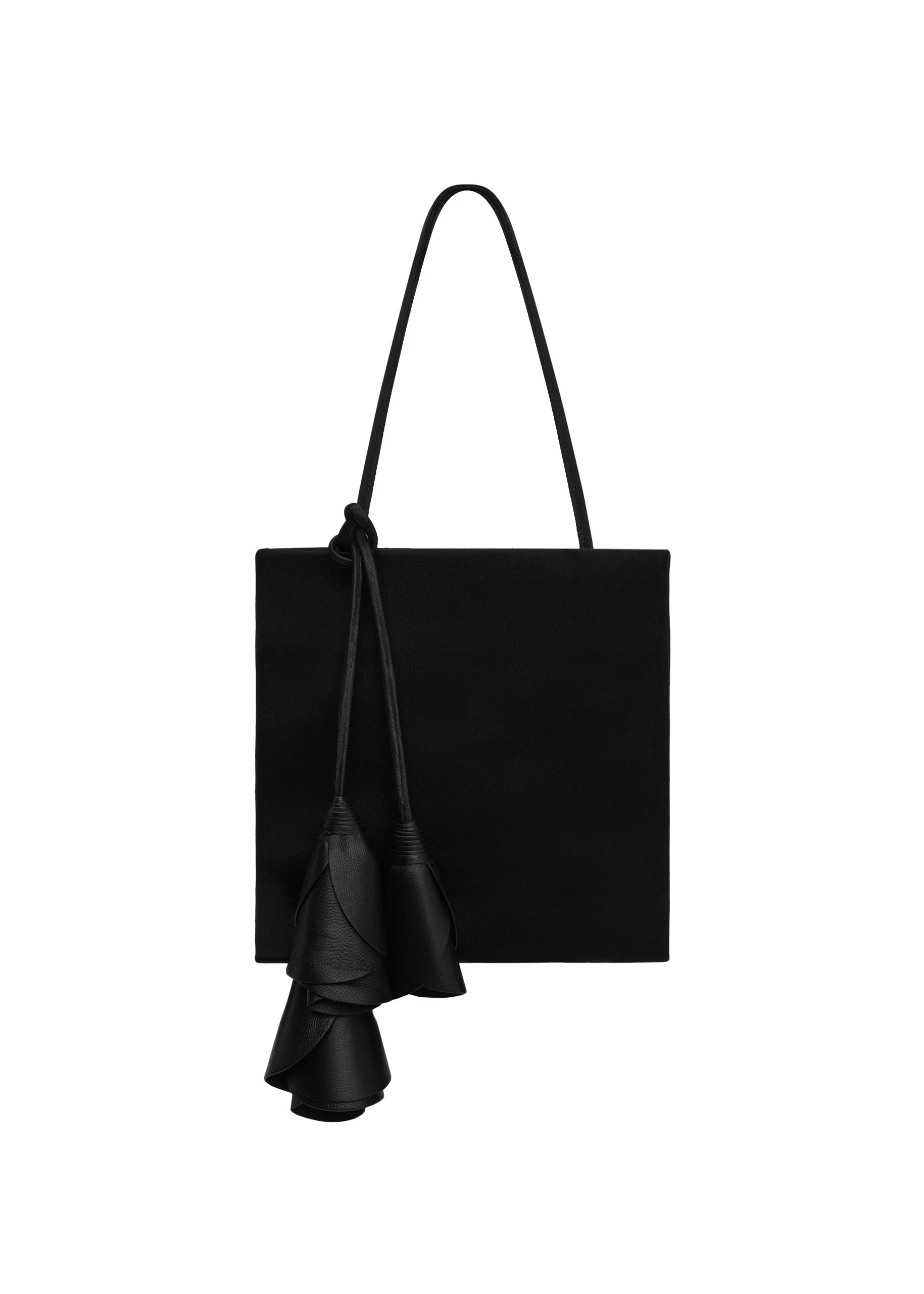 Magda Butrym Julia bag in black satin | Buy Designer Bags at Luxury Shoes Magda Butrym Julia bag in black satin