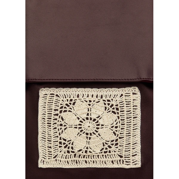 Julia bag in burgundy leather - Image 4