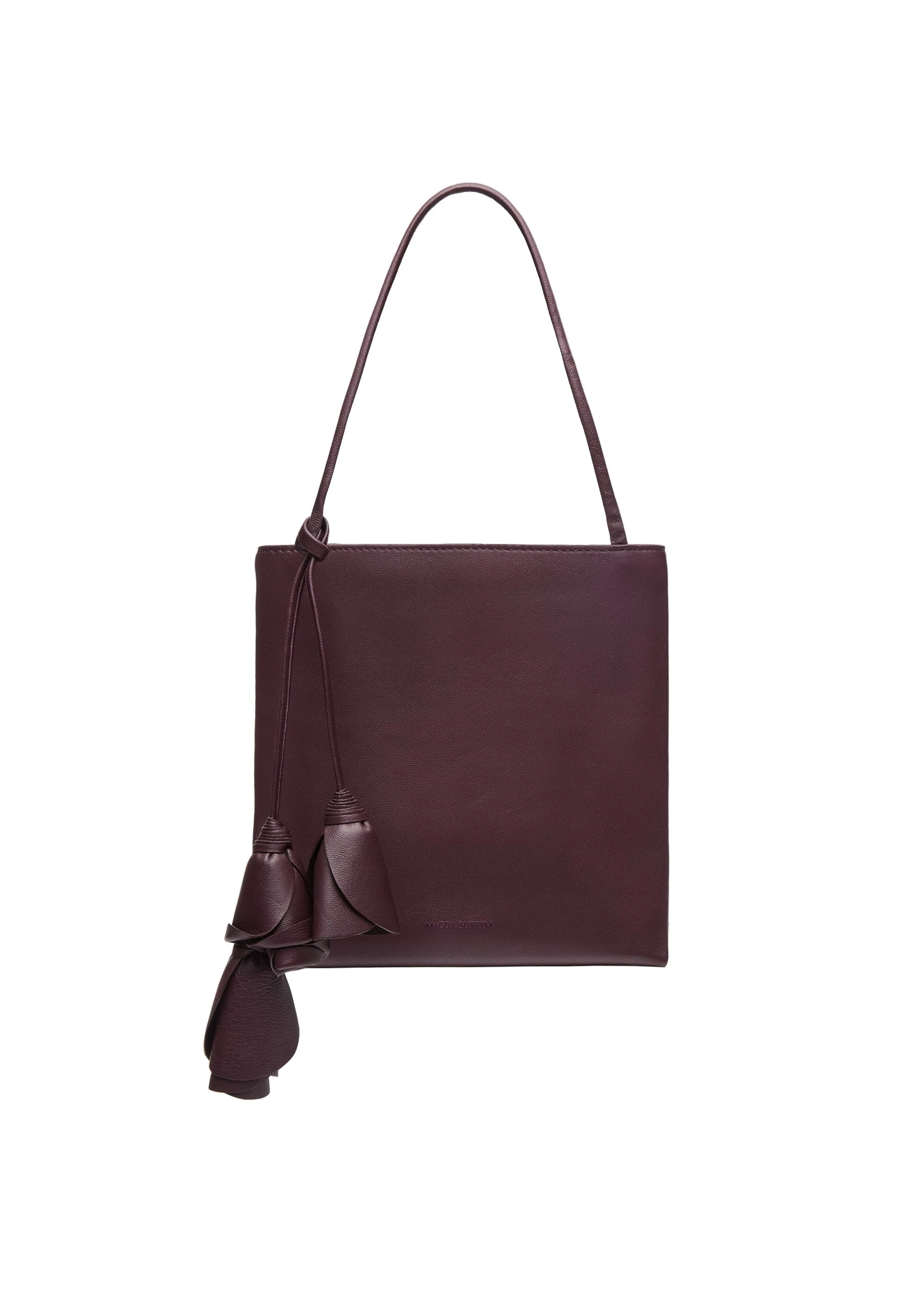 Magda Butrym Julia bag in burgundy leather | Luxury Shoes Magda Butrym Julia bag in burgundy leather