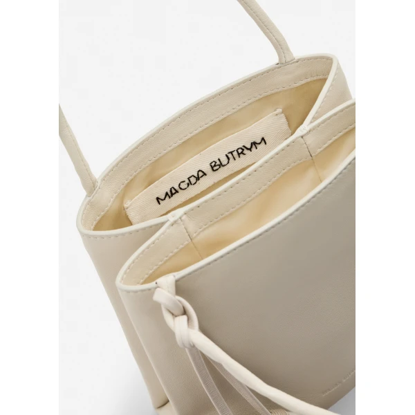 Julia bag in cream leather - Image 3