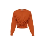 Magda Butrym Knotted longsleeve in orange
