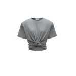 Magda Butrym Knotted t-shirt in grey