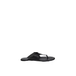 Magda Butrym Leather thong flat sandals in black