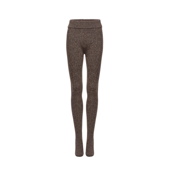 Legging tights in brown