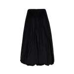 Magda Butrym Long low-waist balloon skirt in black