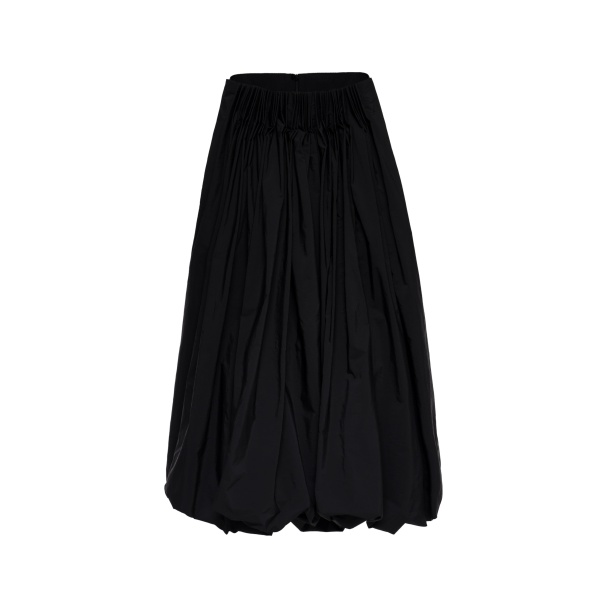 Magda Butrym Long low-waist balloon skirt in black