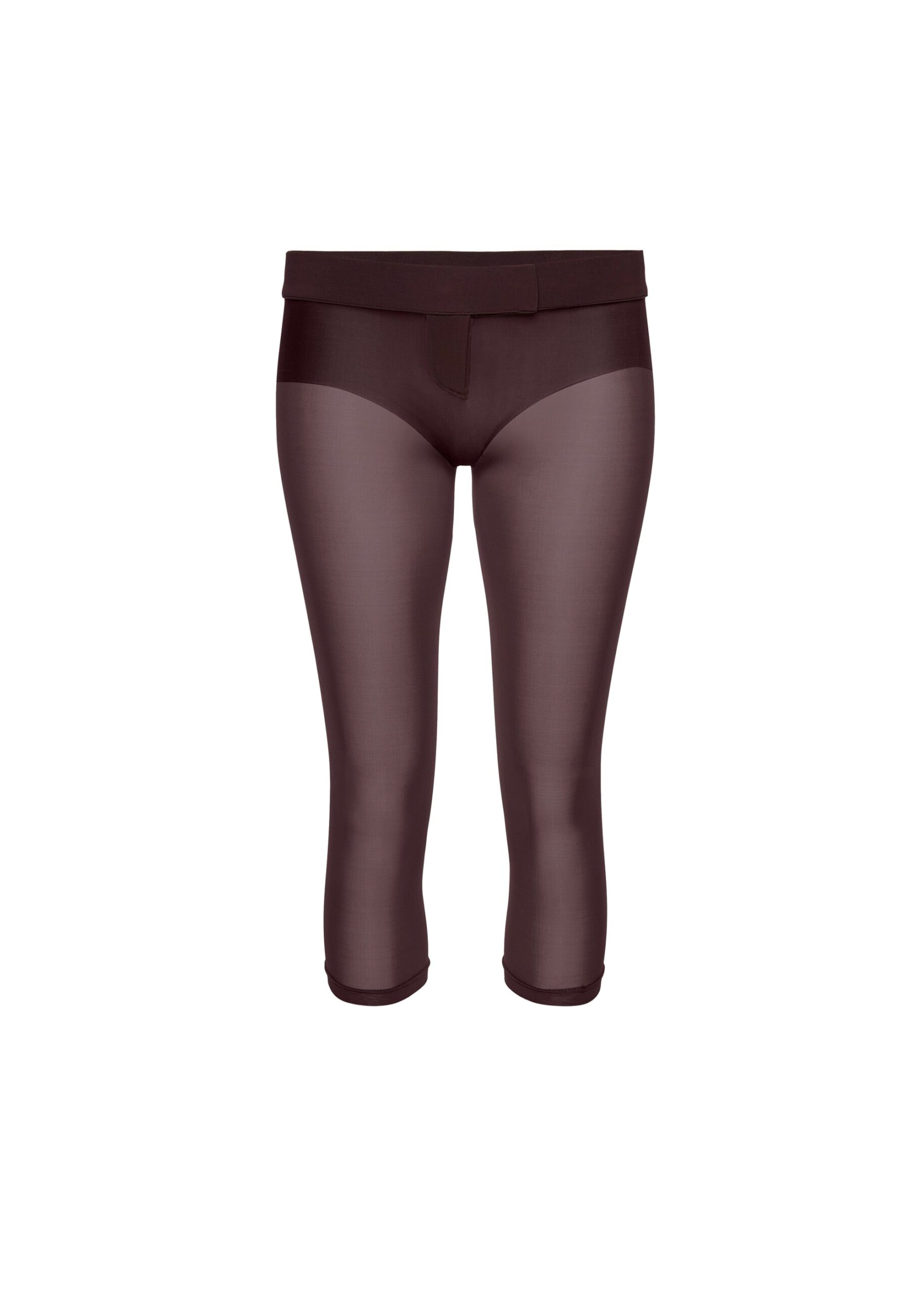 Magda Butrym Low-rise capri pants in burgundy | Pants at Luxury Shoes Magda Butrym Low-rise capri pants in burgundy