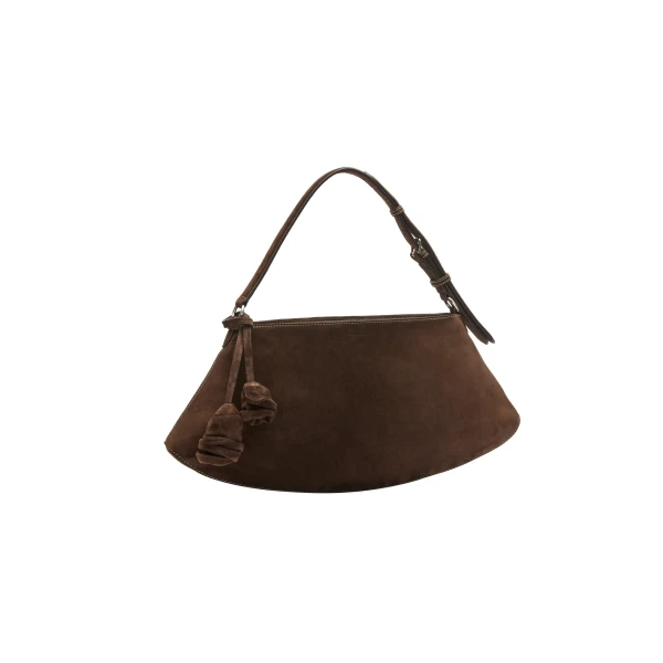 Maya bag in brown suede - Image 2