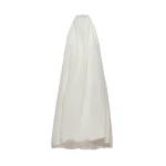 Magda Butrym Open-back halterneck balloon dress in white