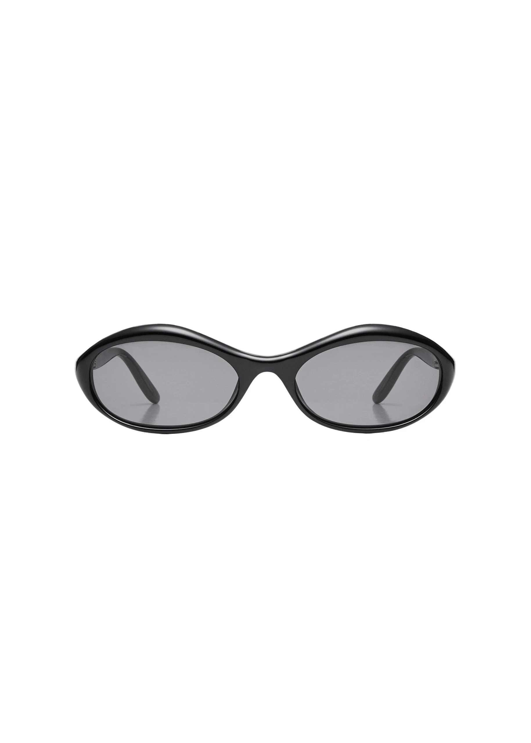 Magda Butrym Oval sunglasses in black | Luxury Shoes Magda Butrym Oval sunglasses in black