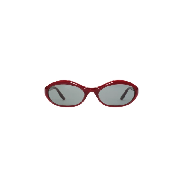 Magda Butrym Oval sunglasses in burgundy