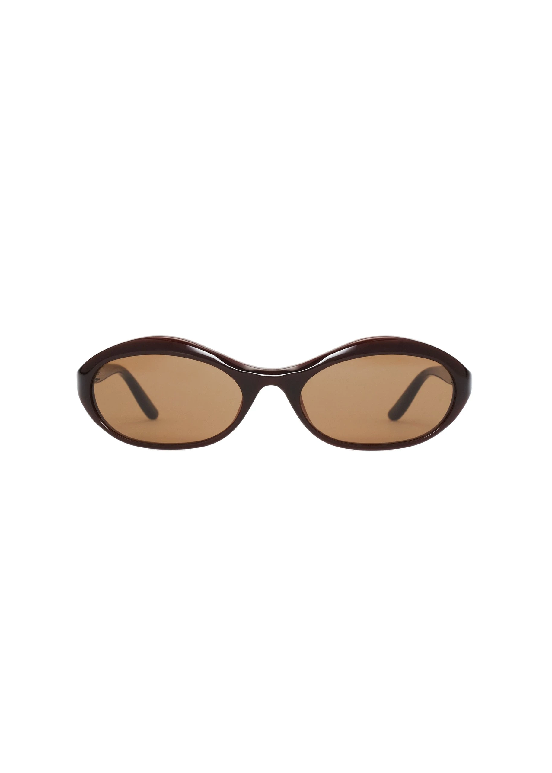 Magda Butrym Oval sunglasses in milky brown | Luxury Shoes Magda Butrym Oval sunglasses in milky brown