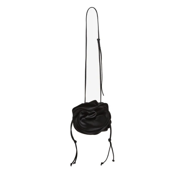 Pearl Magda bag in black satin - Image 3